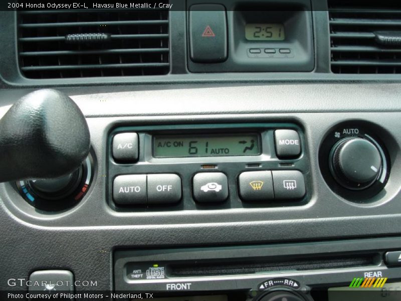 Havasu Blue Metallic / Gray 2004 Honda Odyssey EX-L