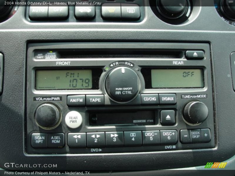 Havasu Blue Metallic / Gray 2004 Honda Odyssey EX-L