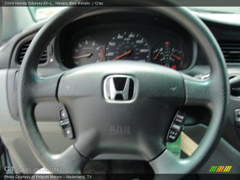 Havasu Blue Metallic / Gray 2004 Honda Odyssey EX-L