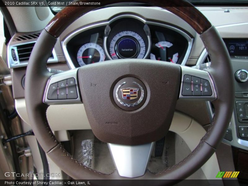 Gold Mist / Shale/Brownstone 2010 Cadillac SRX V6