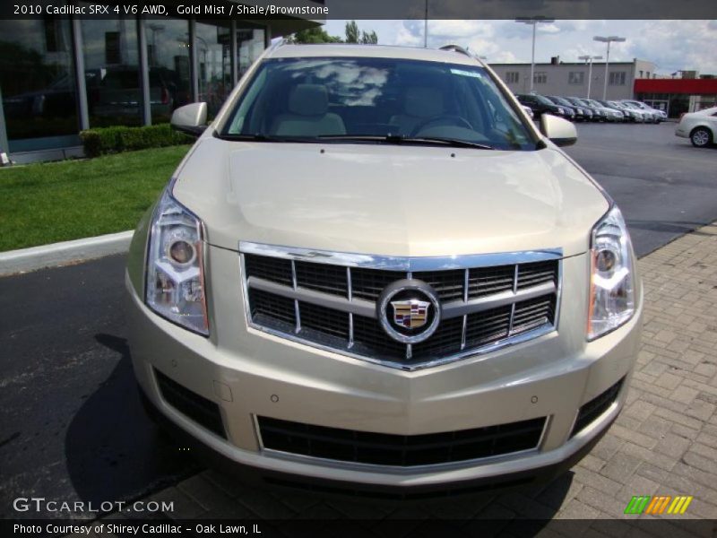 Gold Mist / Shale/Brownstone 2010 Cadillac SRX 4 V6 AWD