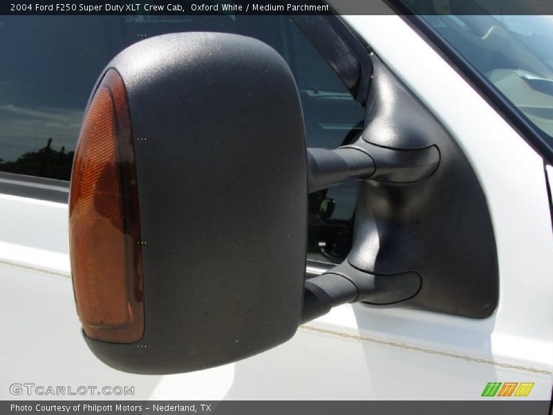 Oxford White / Medium Parchment 2004 Ford F250 Super Duty XLT Crew Cab