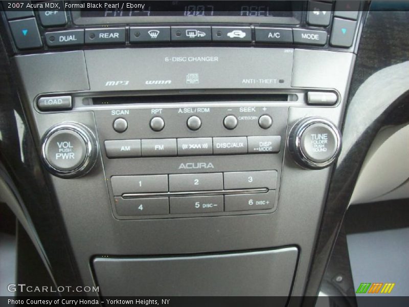 Formal Black Pearl / Ebony 2007 Acura MDX
