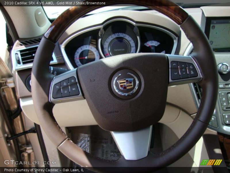 Gold Mist / Shale/Brownstone 2010 Cadillac SRX 4 V6 AWD