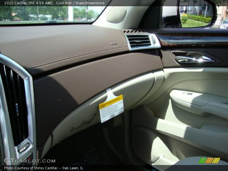 Gold Mist / Shale/Brownstone 2010 Cadillac SRX 4 V6 AWD