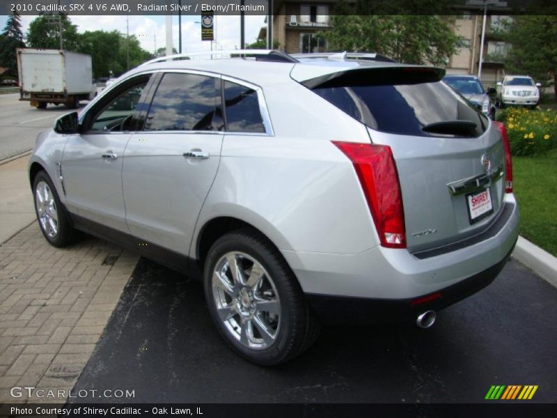 Radiant Silver / Ebony/Titanium 2010 Cadillac SRX 4 V6 AWD