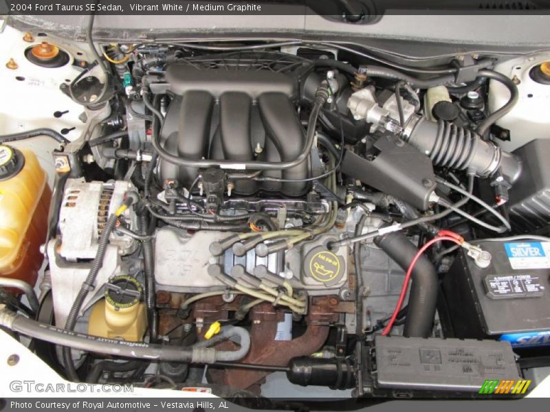 Vibrant White / Medium Graphite 2004 Ford Taurus SE Sedan