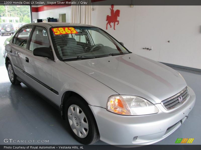 Vogue Silver Metallic / Gray 1999 Honda Civic LX Sedan