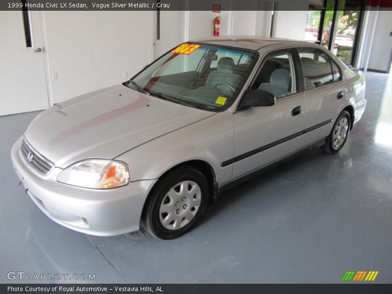 Vogue Silver Metallic / Gray 1999 Honda Civic LX Sedan
