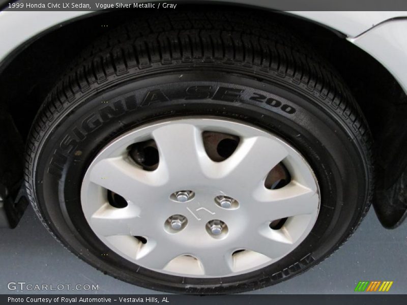 Vogue Silver Metallic / Gray 1999 Honda Civic LX Sedan