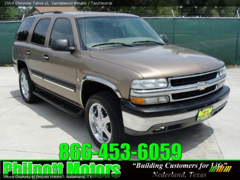 Sandalwood Metallic / Tan/Neutral 2004 Chevrolet Tahoe LS
