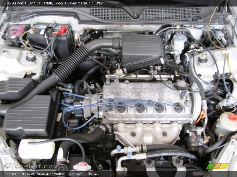 Vogue Silver Metallic / Gray 1999 Honda Civic LX Sedan