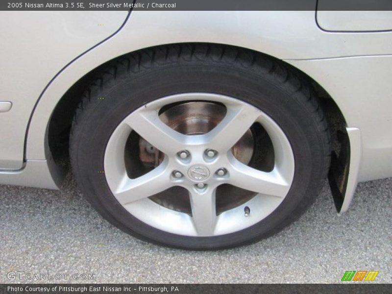 Sheer Silver Metallic / Charcoal 2005 Nissan Altima 3.5 SE