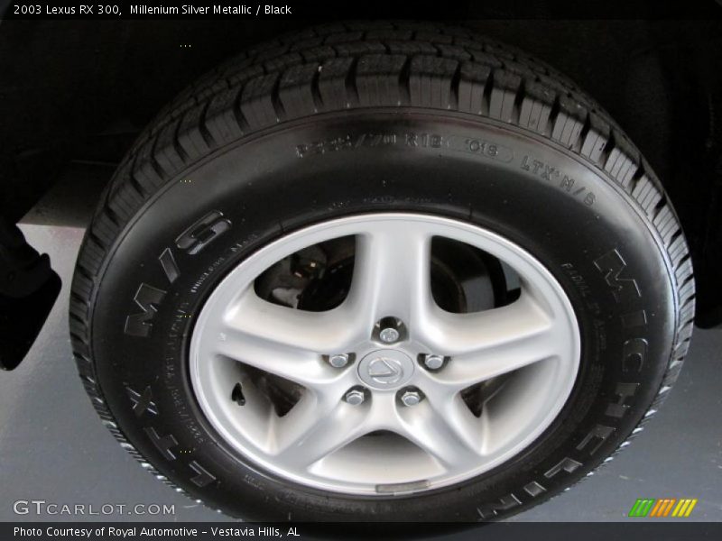 Millenium Silver Metallic / Black 2003 Lexus RX 300