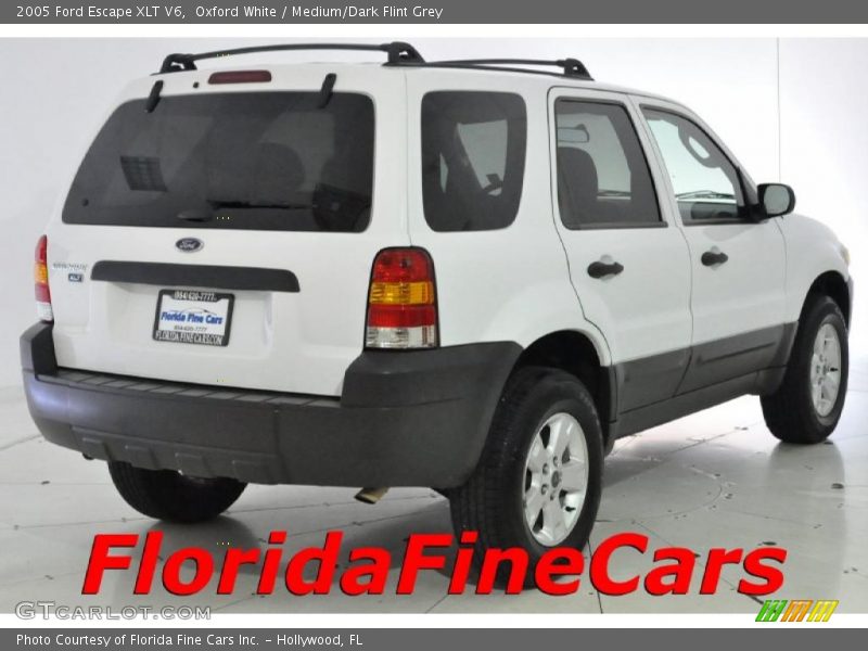 Oxford White / Medium/Dark Flint Grey 2005 Ford Escape XLT V6