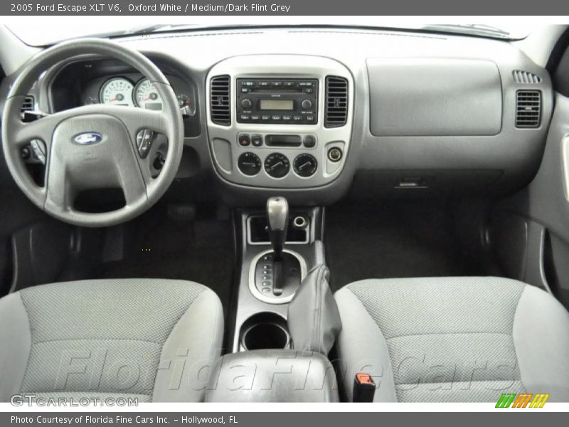 Oxford White / Medium/Dark Flint Grey 2005 Ford Escape XLT V6