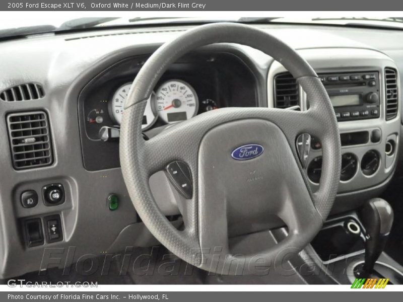 Oxford White / Medium/Dark Flint Grey 2005 Ford Escape XLT V6