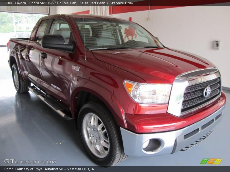 Salsa Red Pearl / Graphite Gray 2008 Toyota Tundra SR5 X-SP Double Cab