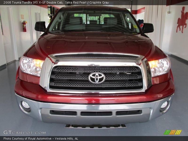 Salsa Red Pearl / Graphite Gray 2008 Toyota Tundra SR5 X-SP Double Cab