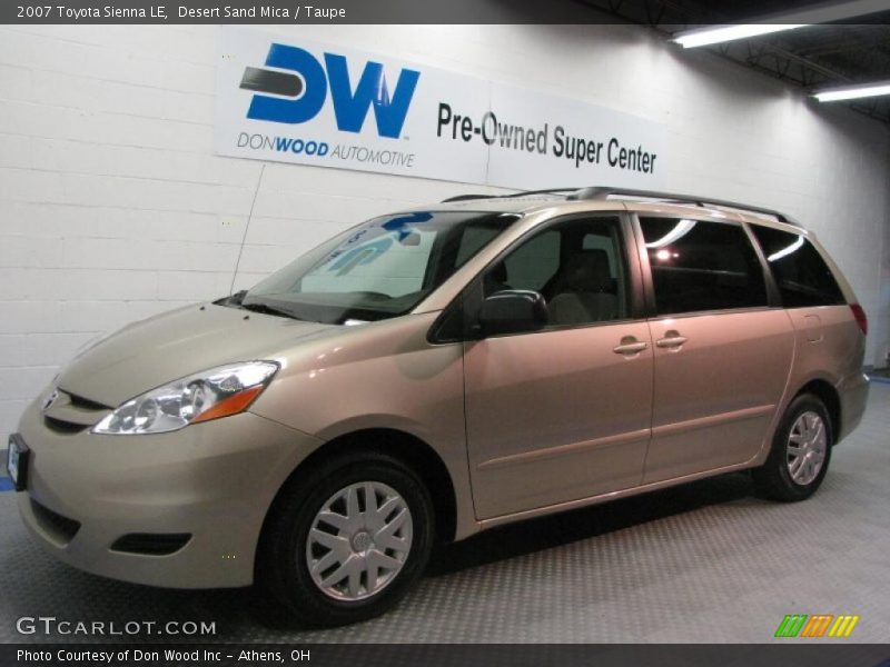 Desert Sand Mica / Taupe 2007 Toyota Sienna LE