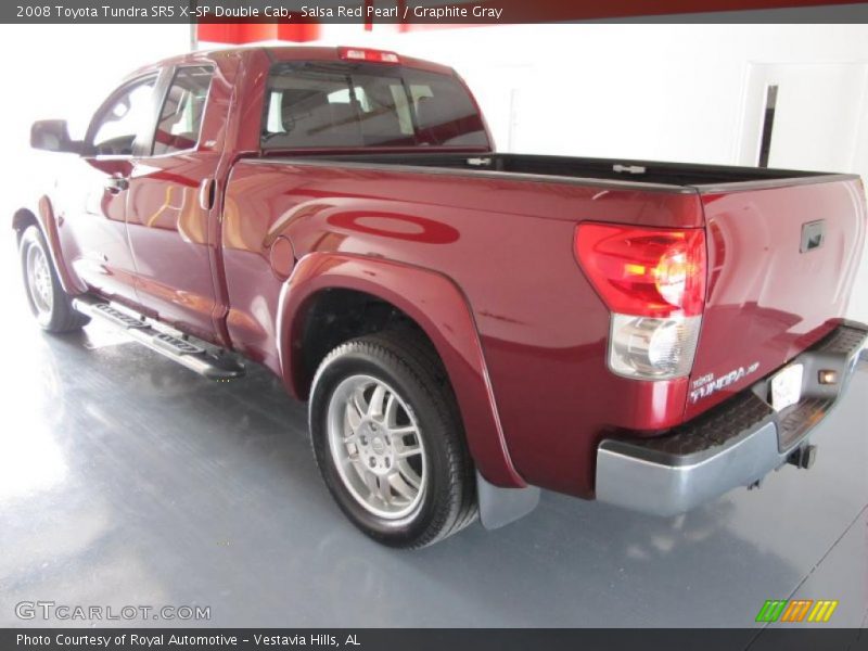 Salsa Red Pearl / Graphite Gray 2008 Toyota Tundra SR5 X-SP Double Cab