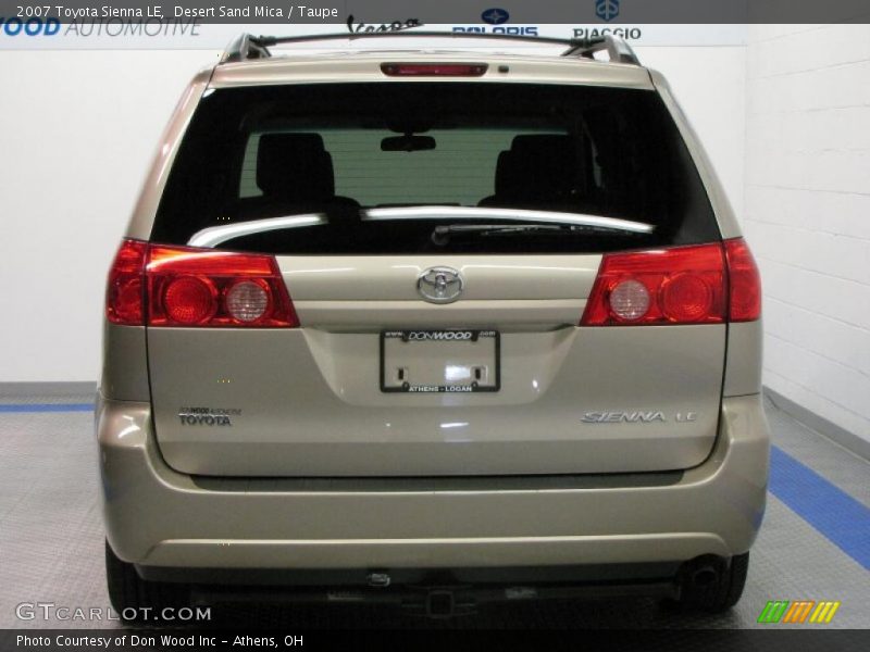 Desert Sand Mica / Taupe 2007 Toyota Sienna LE
