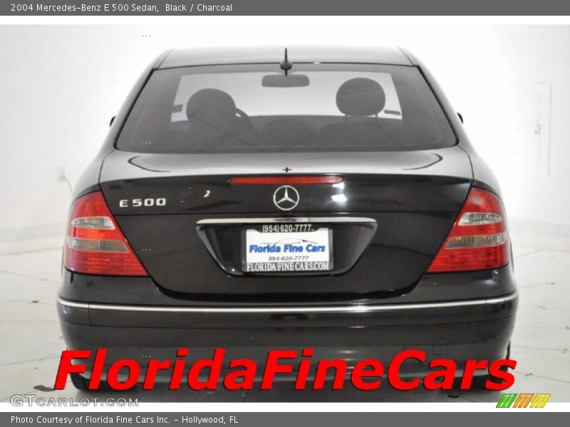 Black / Charcoal 2004 Mercedes-Benz E 500 Sedan