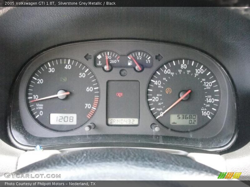 Silverstone Grey Metallic / Black 2005 Volkswagen GTI 1.8T