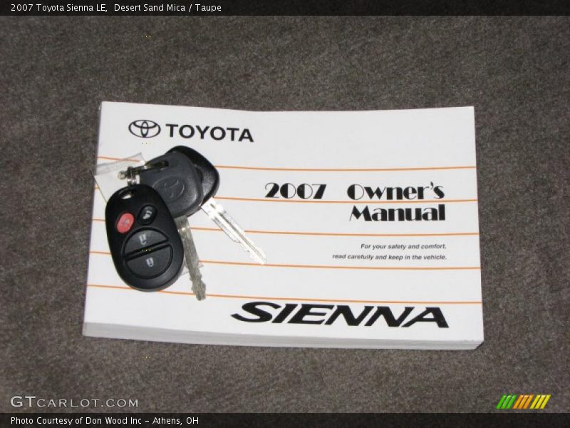 Desert Sand Mica / Taupe 2007 Toyota Sienna LE