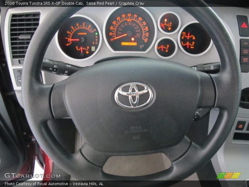 Salsa Red Pearl / Graphite Gray 2008 Toyota Tundra SR5 X-SP Double Cab