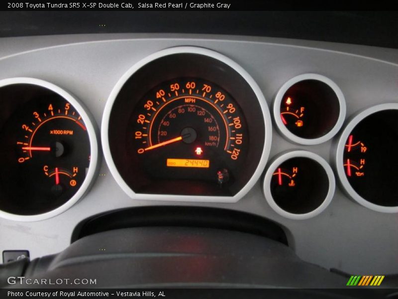 Salsa Red Pearl / Graphite Gray 2008 Toyota Tundra SR5 X-SP Double Cab