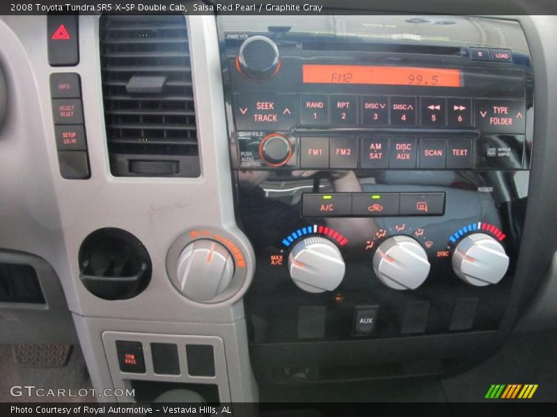 Salsa Red Pearl / Graphite Gray 2008 Toyota Tundra SR5 X-SP Double Cab