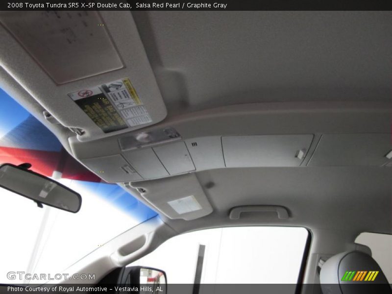 Salsa Red Pearl / Graphite Gray 2008 Toyota Tundra SR5 X-SP Double Cab
