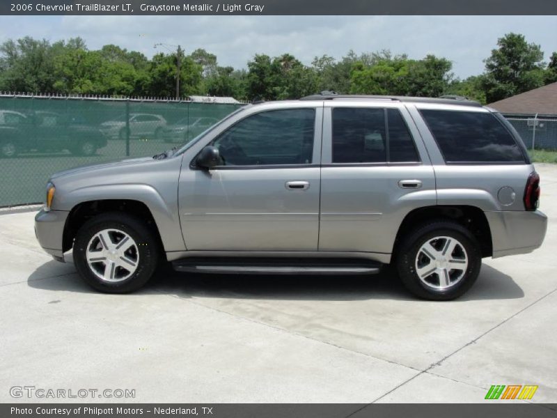 Graystone Metallic / Light Gray 2006 Chevrolet TrailBlazer LT