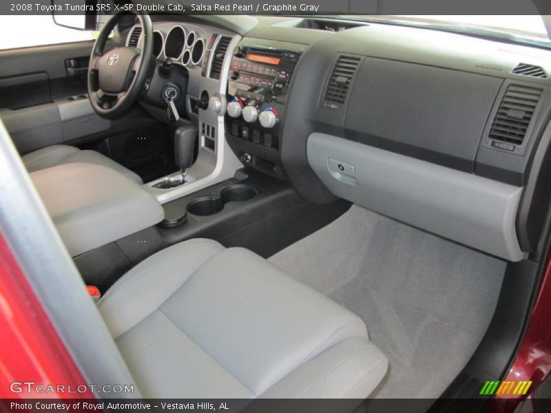 Salsa Red Pearl / Graphite Gray 2008 Toyota Tundra SR5 X-SP Double Cab