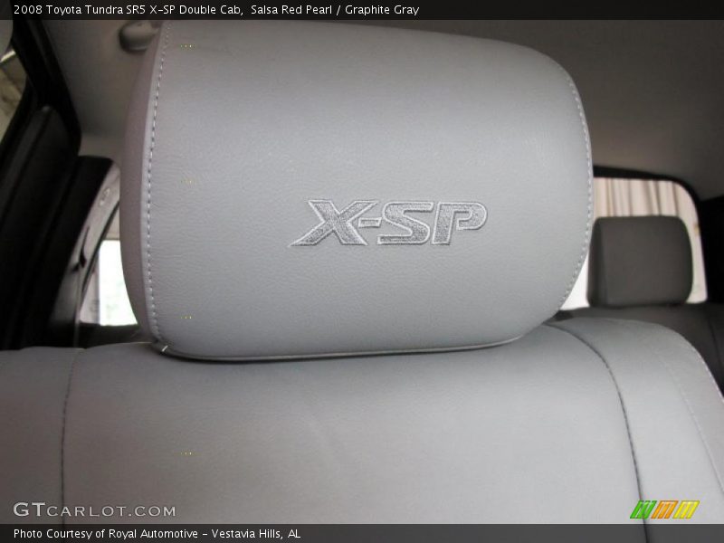 Salsa Red Pearl / Graphite Gray 2008 Toyota Tundra SR5 X-SP Double Cab