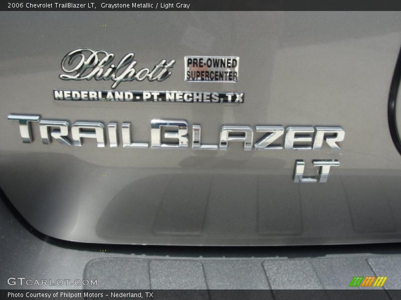Graystone Metallic / Light Gray 2006 Chevrolet TrailBlazer LT