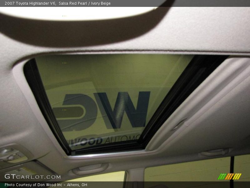 Salsa Red Pearl / Ivory Beige 2007 Toyota Highlander V6