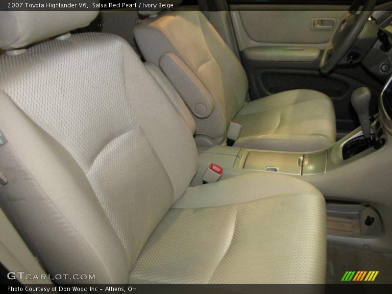 Salsa Red Pearl / Ivory Beige 2007 Toyota Highlander V6