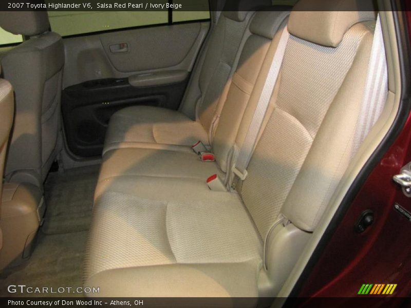 Salsa Red Pearl / Ivory Beige 2007 Toyota Highlander V6
