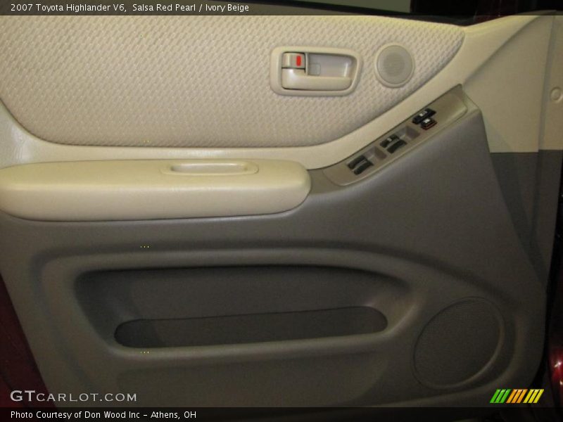 Salsa Red Pearl / Ivory Beige 2007 Toyota Highlander V6