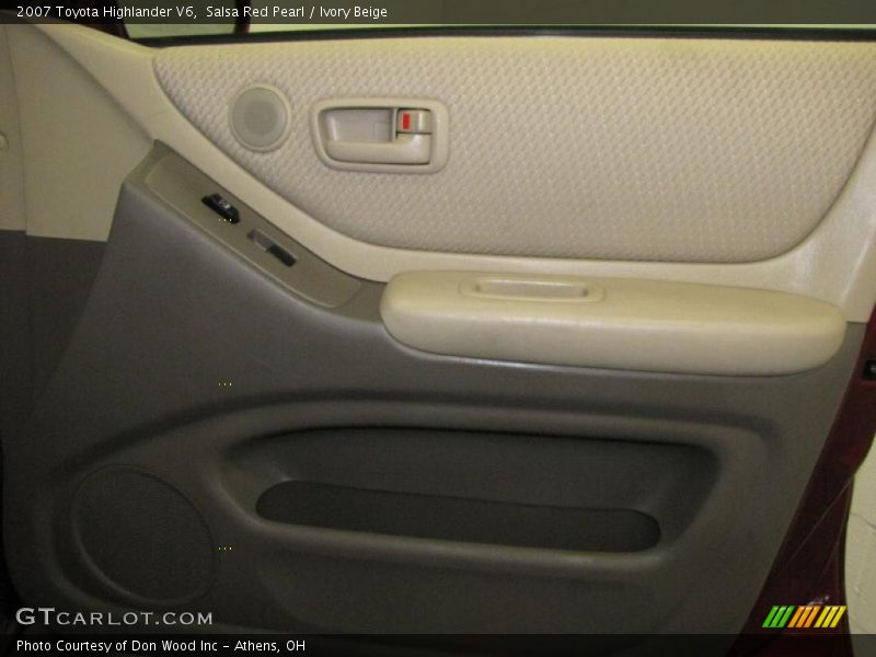 Salsa Red Pearl / Ivory Beige 2007 Toyota Highlander V6