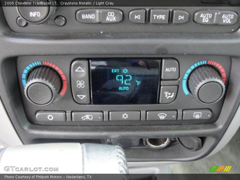 Graystone Metallic / Light Gray 2006 Chevrolet TrailBlazer LT
