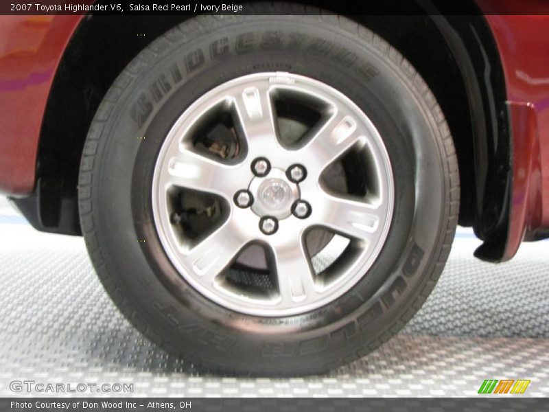 Salsa Red Pearl / Ivory Beige 2007 Toyota Highlander V6