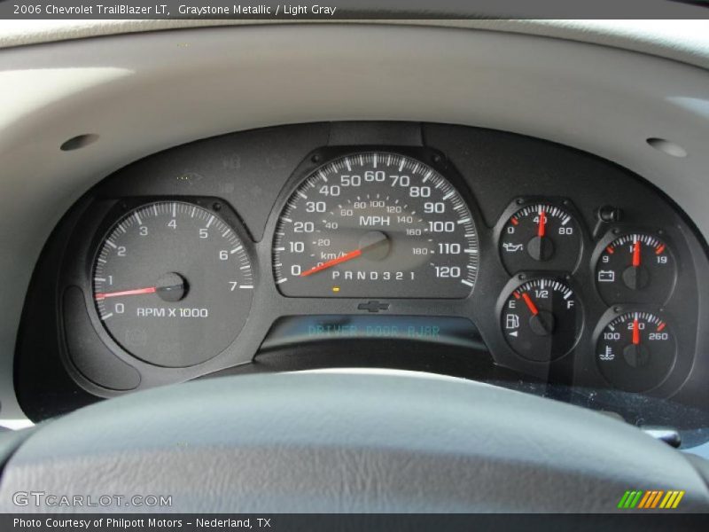 Graystone Metallic / Light Gray 2006 Chevrolet TrailBlazer LT