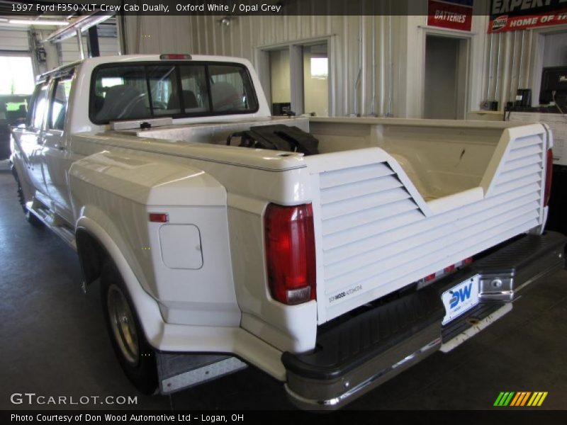 Oxford White / Opal Grey 1997 Ford F350 XLT Crew Cab Dually
