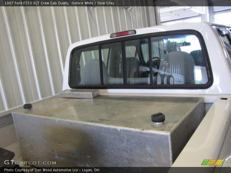 Oxford White / Opal Grey 1997 Ford F350 XLT Crew Cab Dually