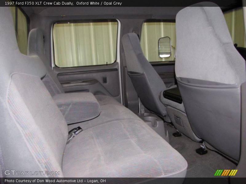 Oxford White / Opal Grey 1997 Ford F350 XLT Crew Cab Dually