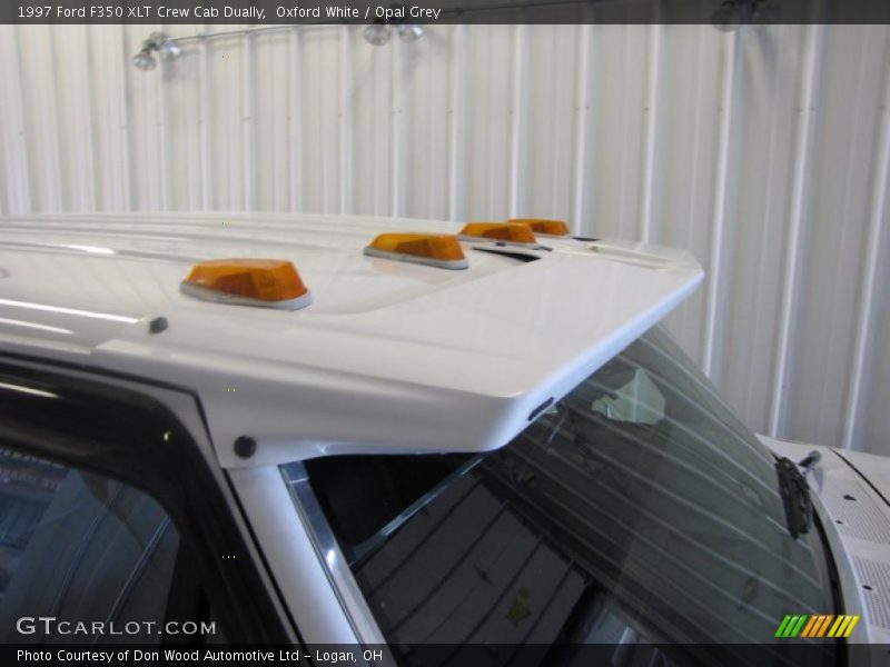 Oxford White / Opal Grey 1997 Ford F350 XLT Crew Cab Dually