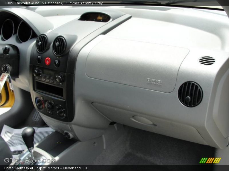 Summer Yellow / Gray 2005 Chevrolet Aveo LS Hatchback